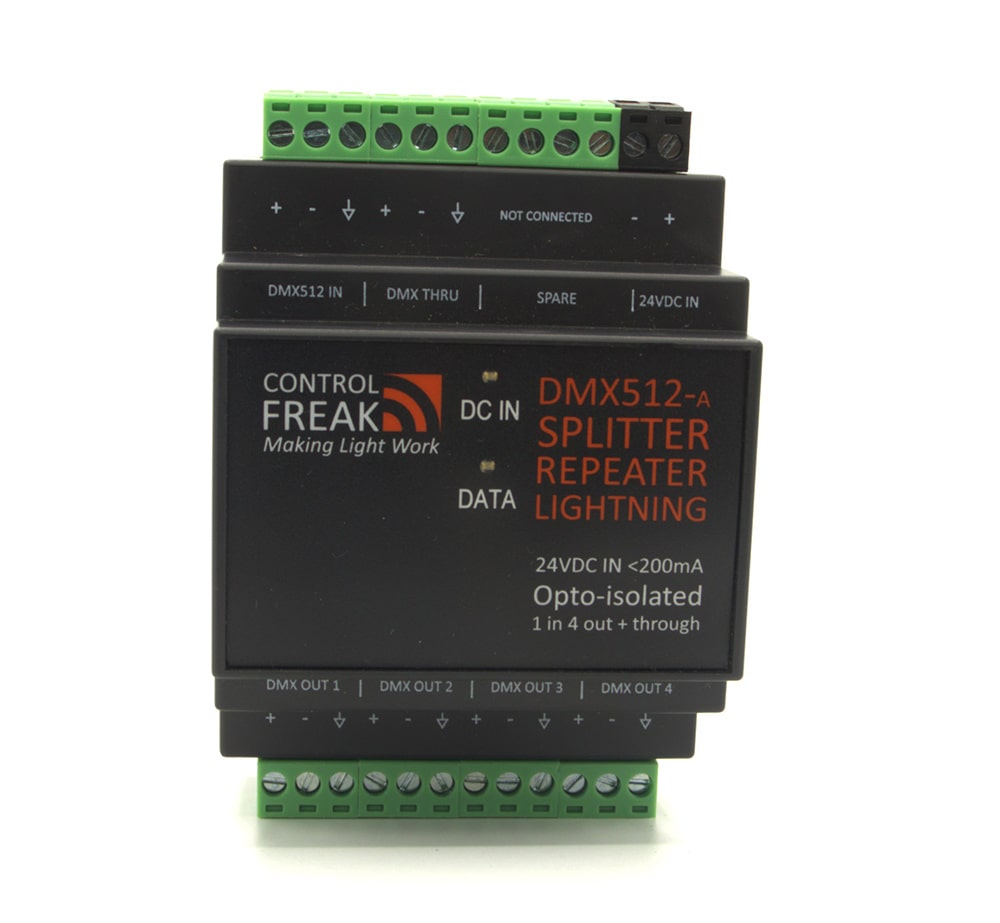 DMX Splitter V2 - Lightning Protected